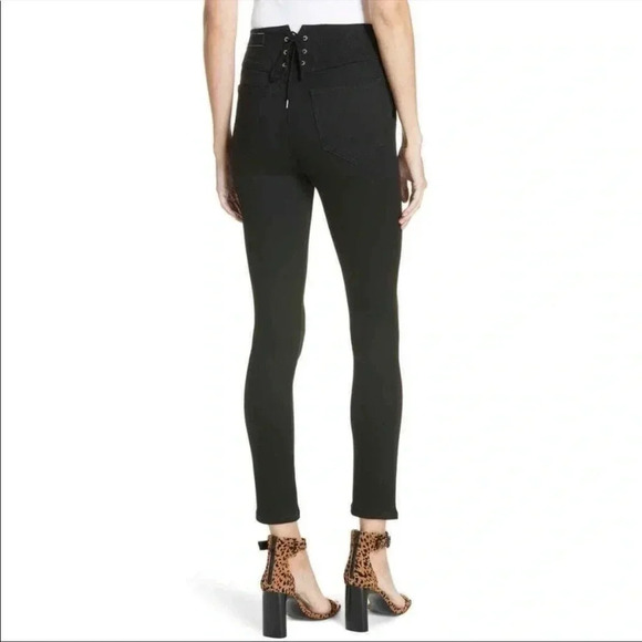 Rag & Bone Penton button laced skinny denim - Picture 5 of 13